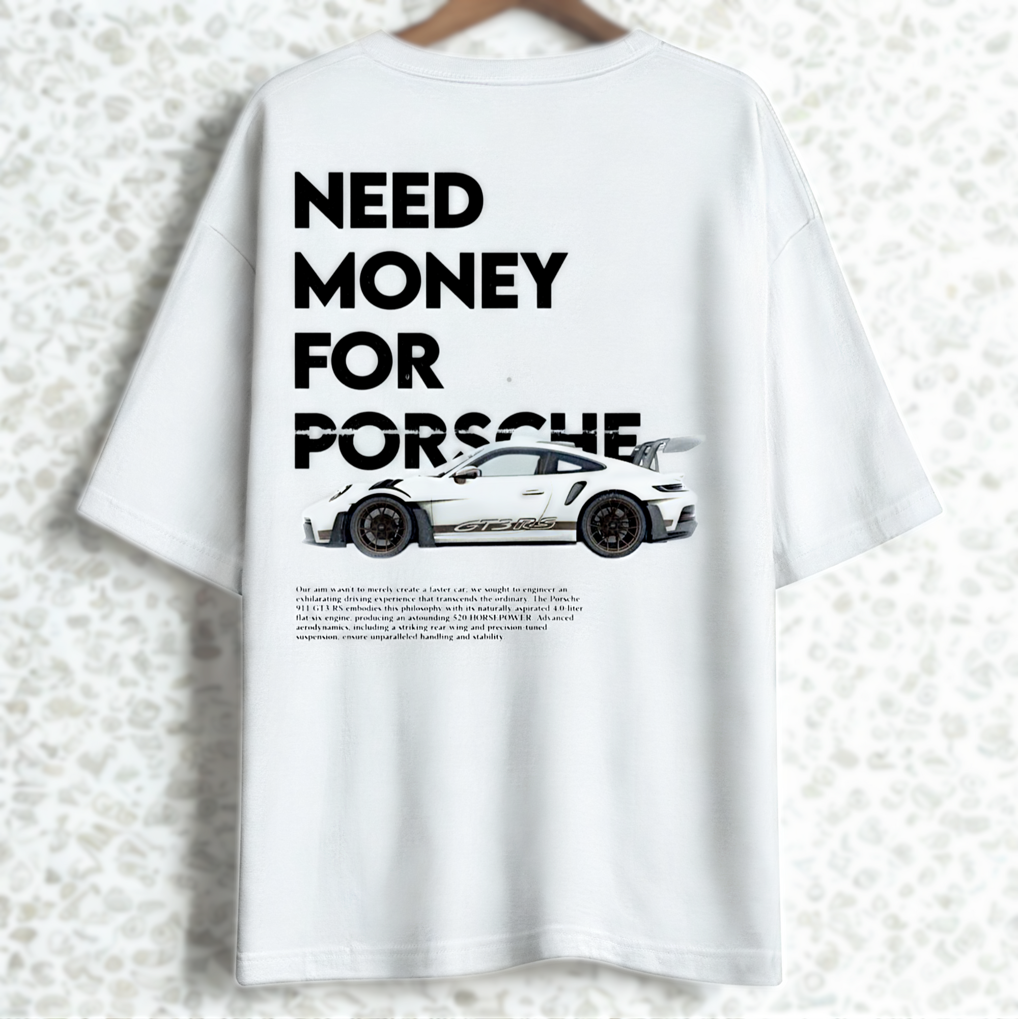 Porsche GT3 RS Oversized T-Shirt